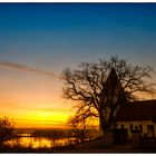 Landschaft im goldenen Licht