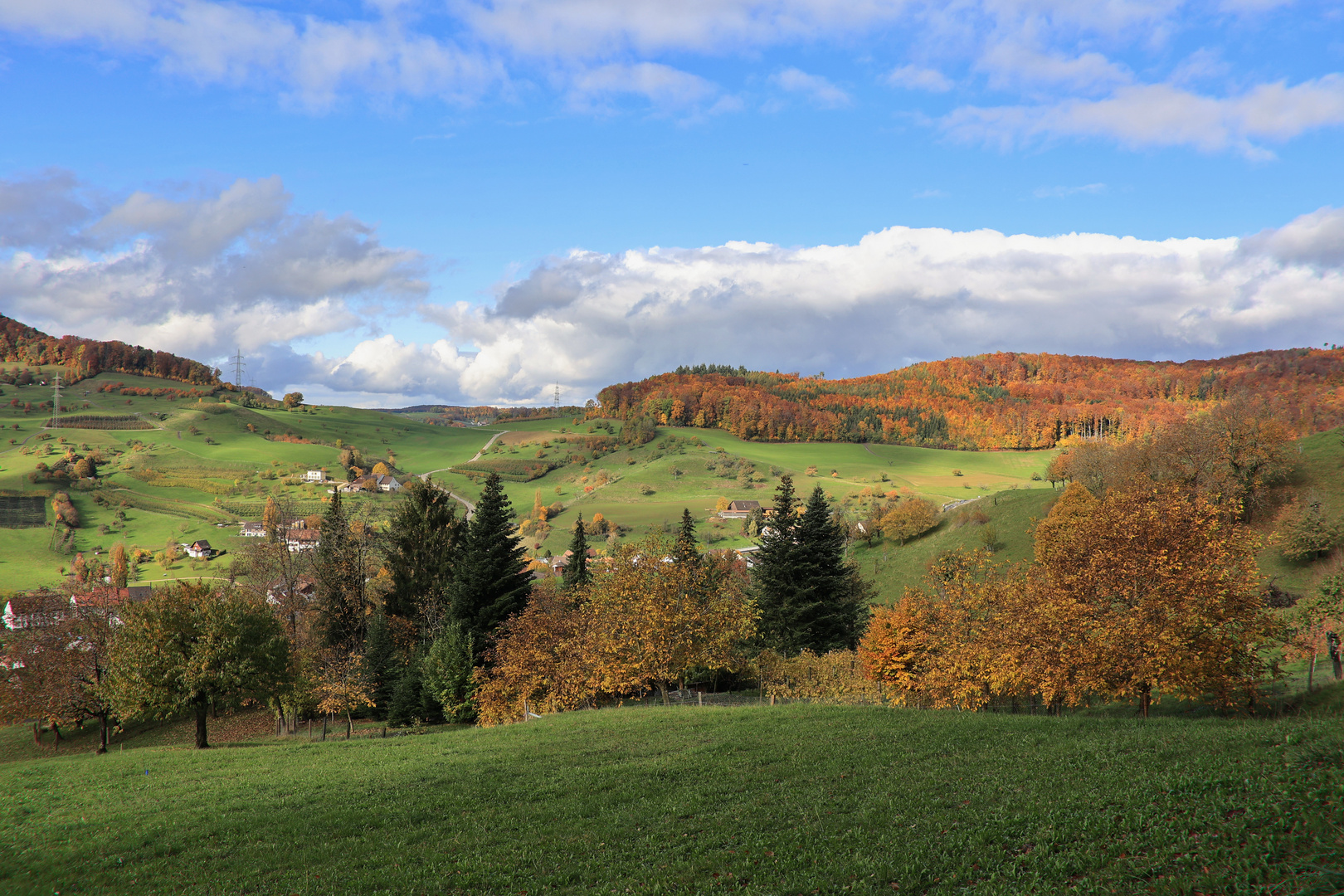 Landschaft im Herbstkleid