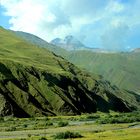 Landschaft im Kaukasus in Georgien