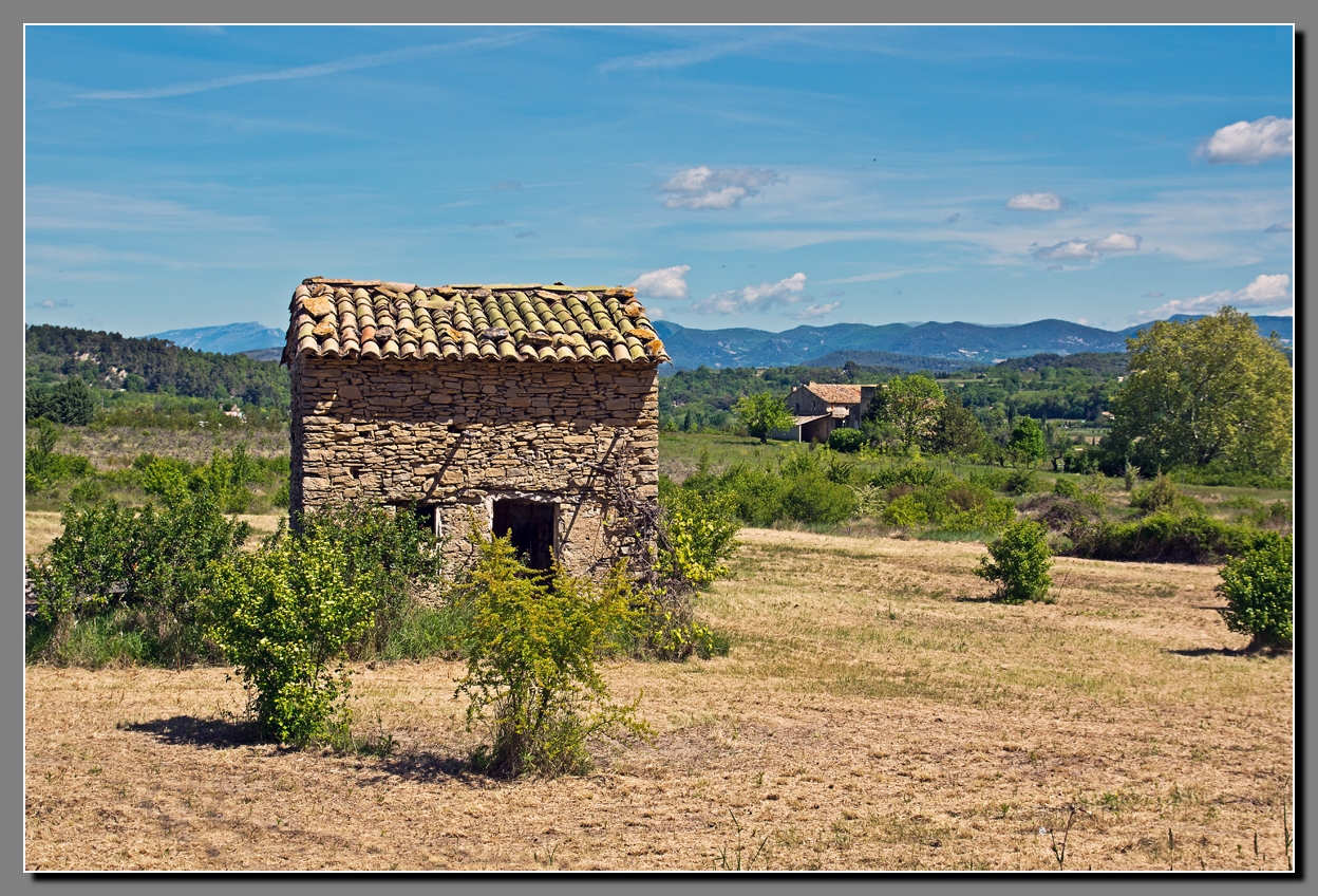 Landschaft im Luberon/Provence