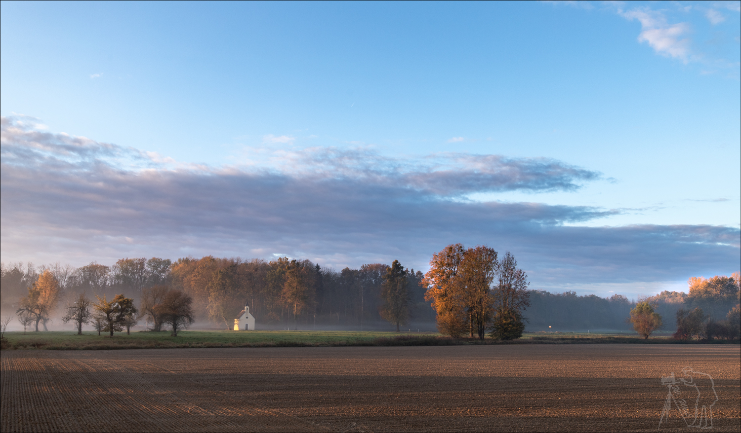 Landschaft im Morgenlicht