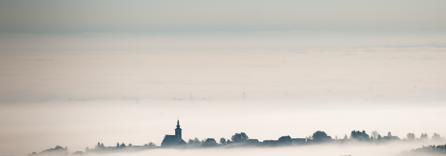 Landschaft im Nebel (2)