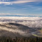 Landschaft im Nebel