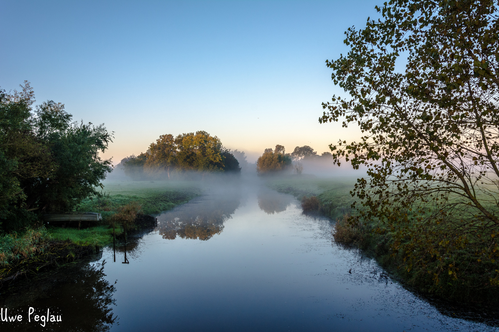 Landschaft im Nebel