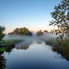 Landschaft im Nebel