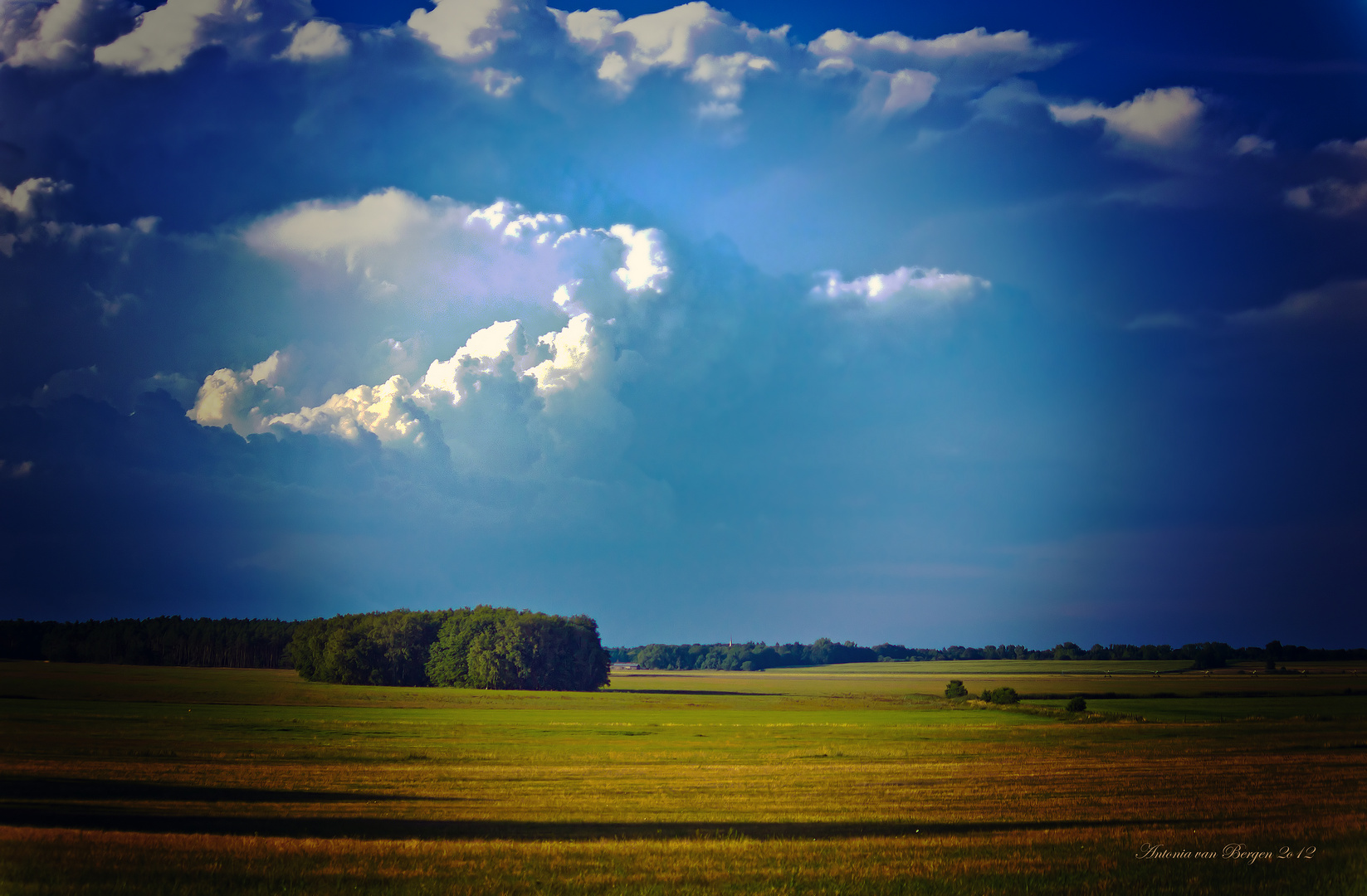 Landschaft im Norden Deutschlands.