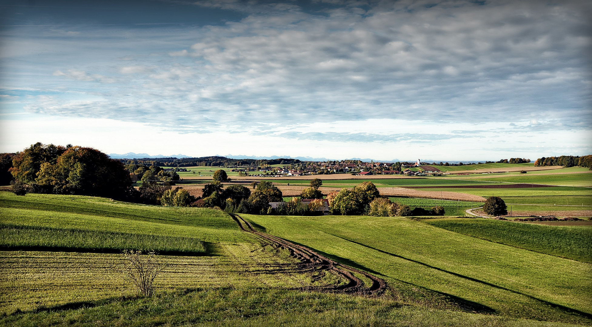 Landschaft im Oktober