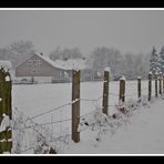 ... Landschaft im Schnee ...