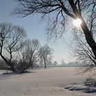 Landschaft im Schnee