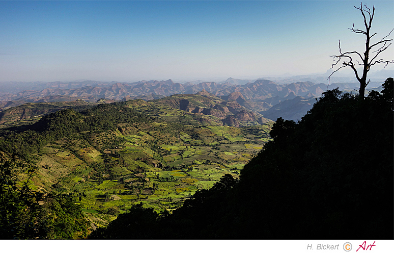 Landschaft im Semien NP im Norden Äthiopiens