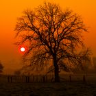 Landschaft im Sonnenaufgang