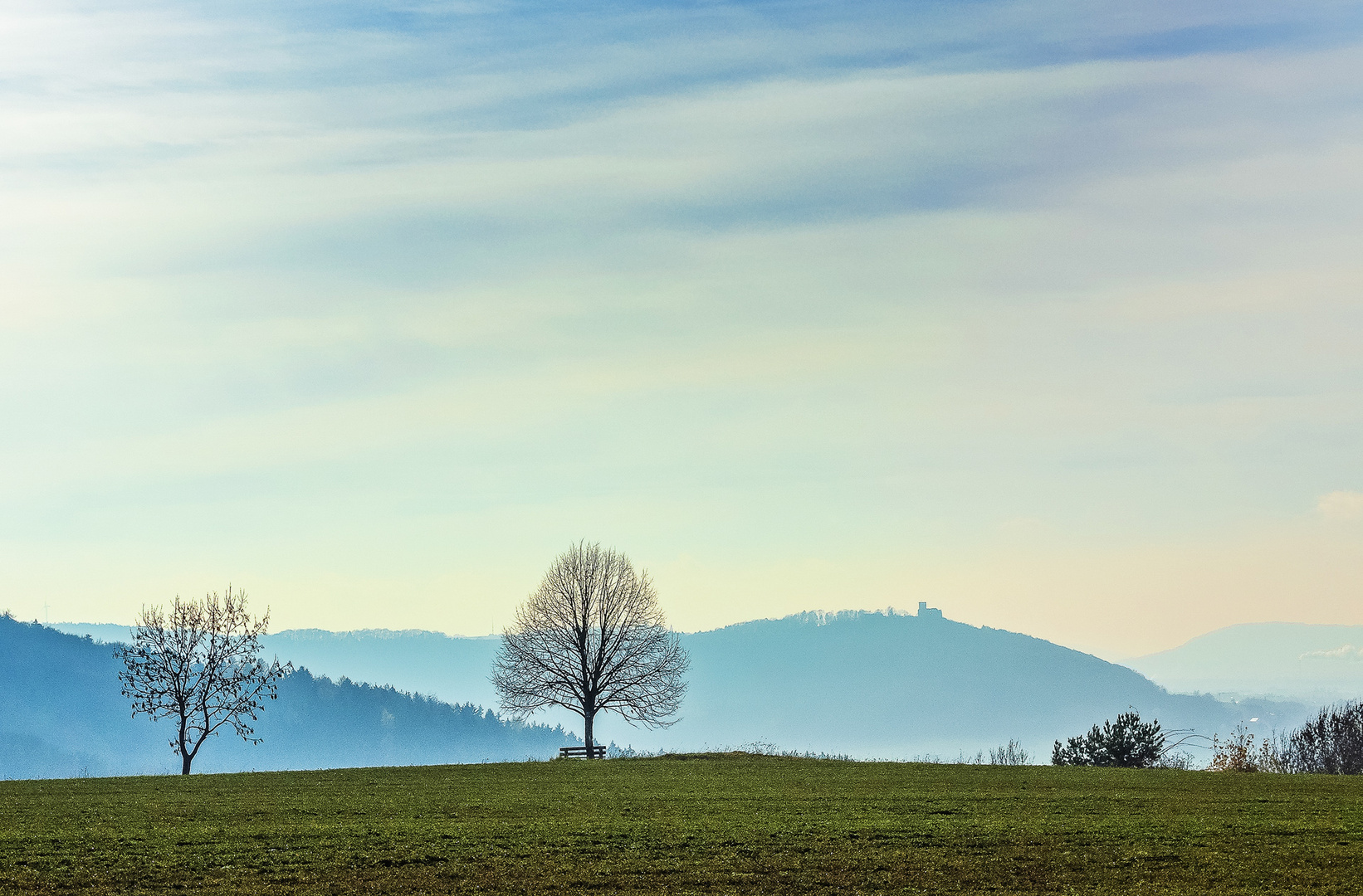 Landschaft im Vorfrühling