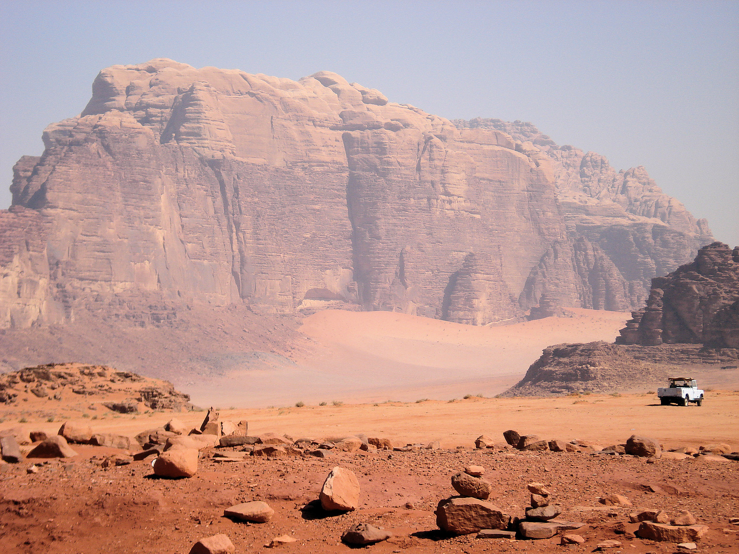 Landschaft im Wadi Rum
