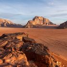 Landschaft im Wadi Rum Jordanien