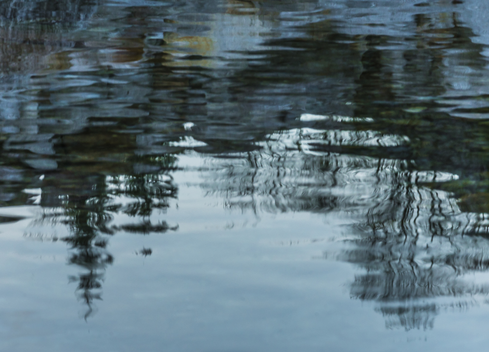 Landschaft im Wasserspiegel - II