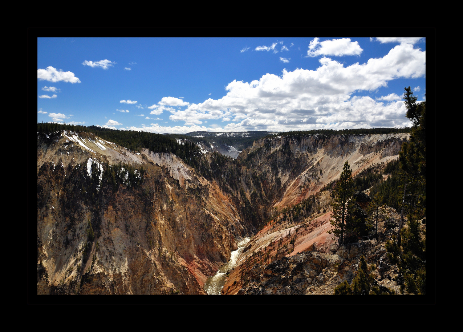 Landschaft im Yellowstone National Park, WY