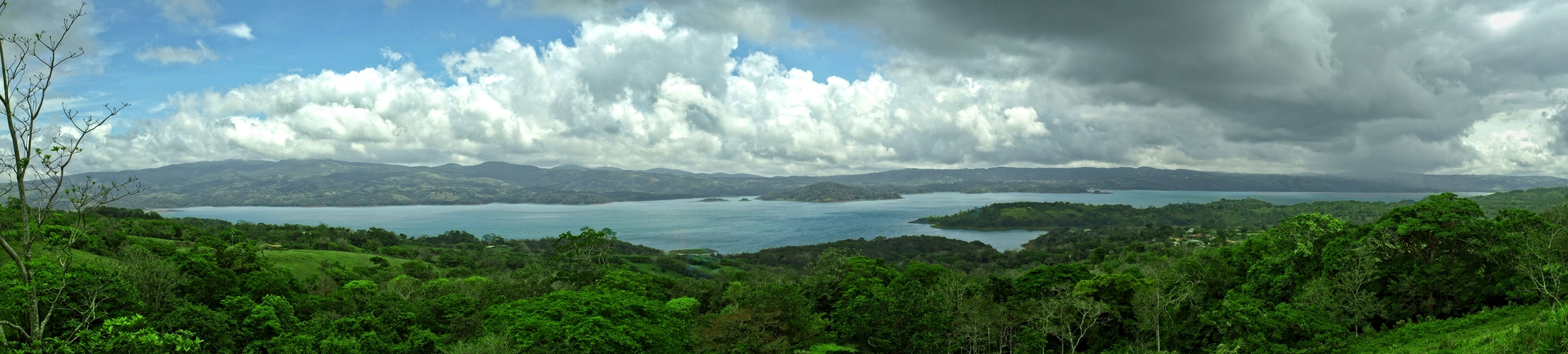 Landschaft in Costa Rica. Arenalsee 