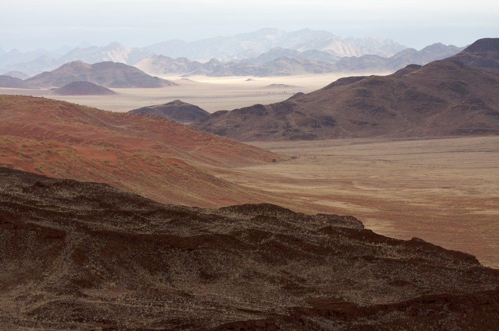 Landschaft in der Namib
