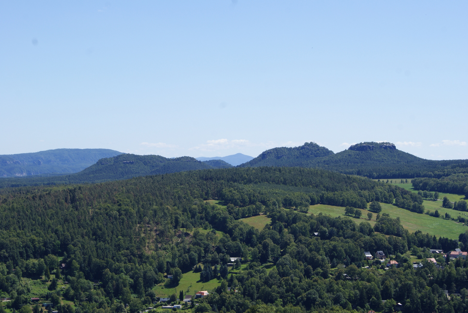 Landschaft in der Sächsisch - Schweiz