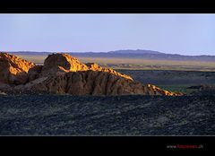 Landschaft in der Wüste Gobi