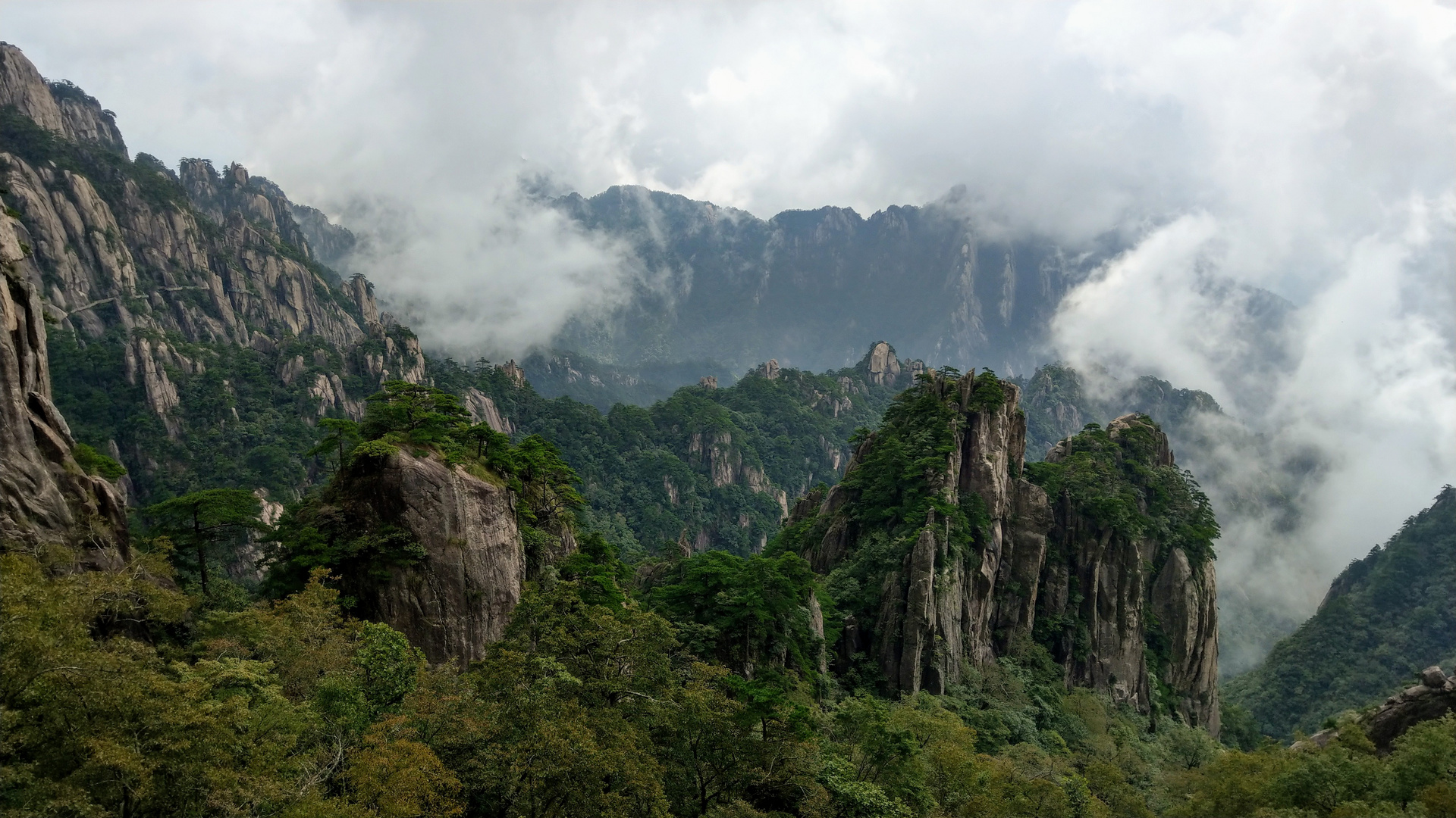 Landschaft in Huang Shan