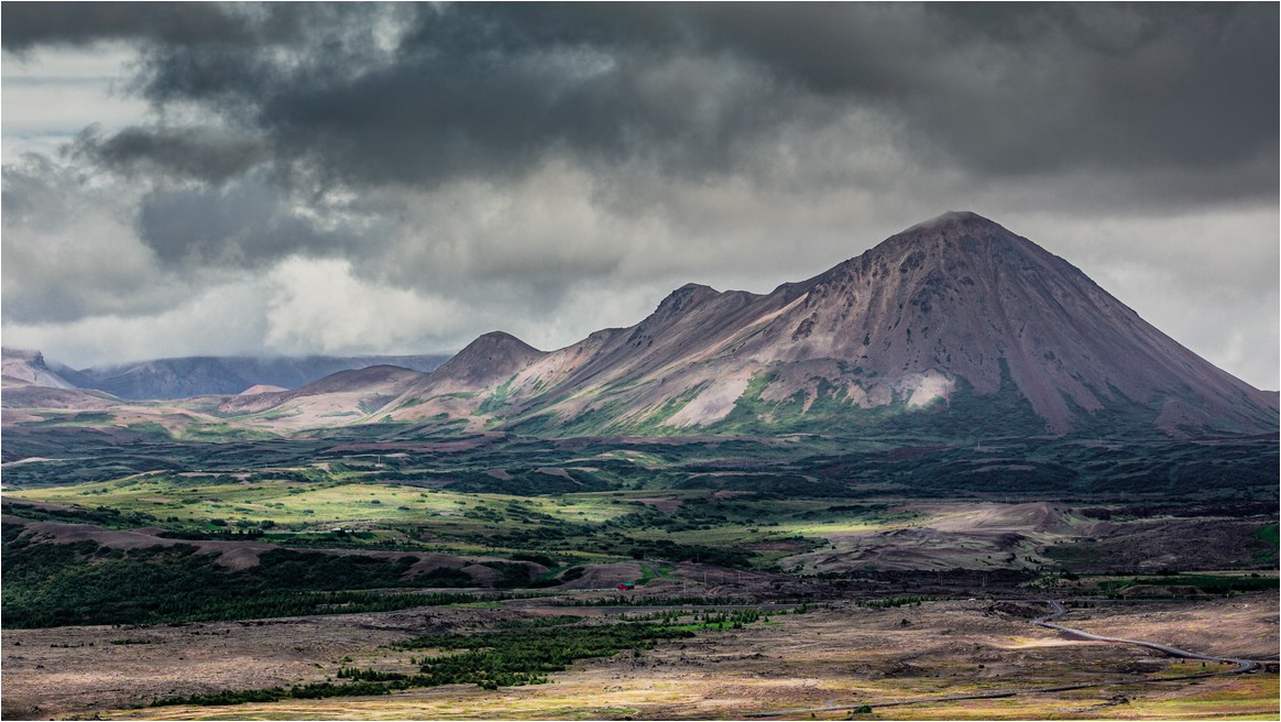 Landschaft in Island (bei Myvatn)