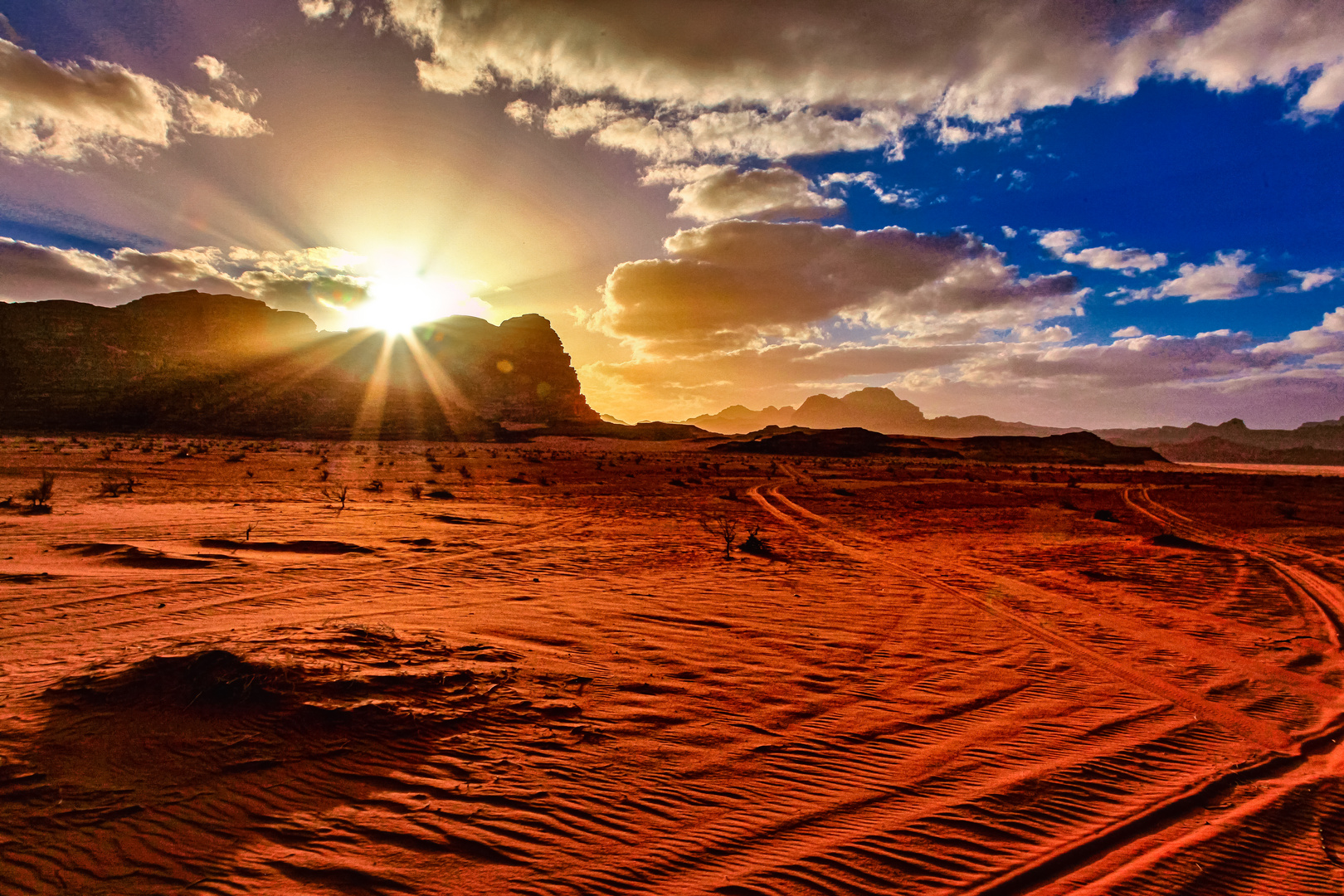 Landschaft in Jordanien