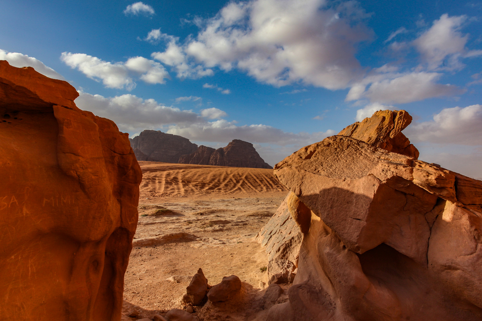 Landschaft in Jordanien