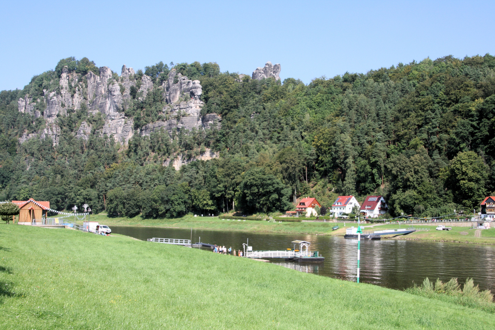 Landschaft in Rathen/Sachsen