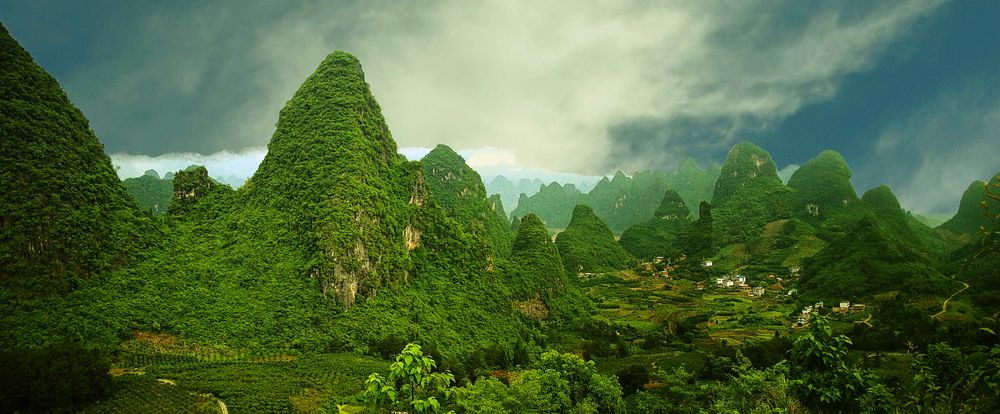 Landschaft in Süd China