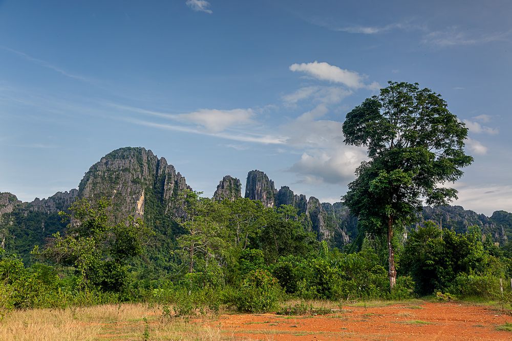 Landschaft in Vang Vieng #1