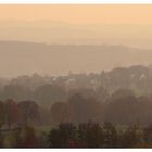 Landschaft in zartem Nebel