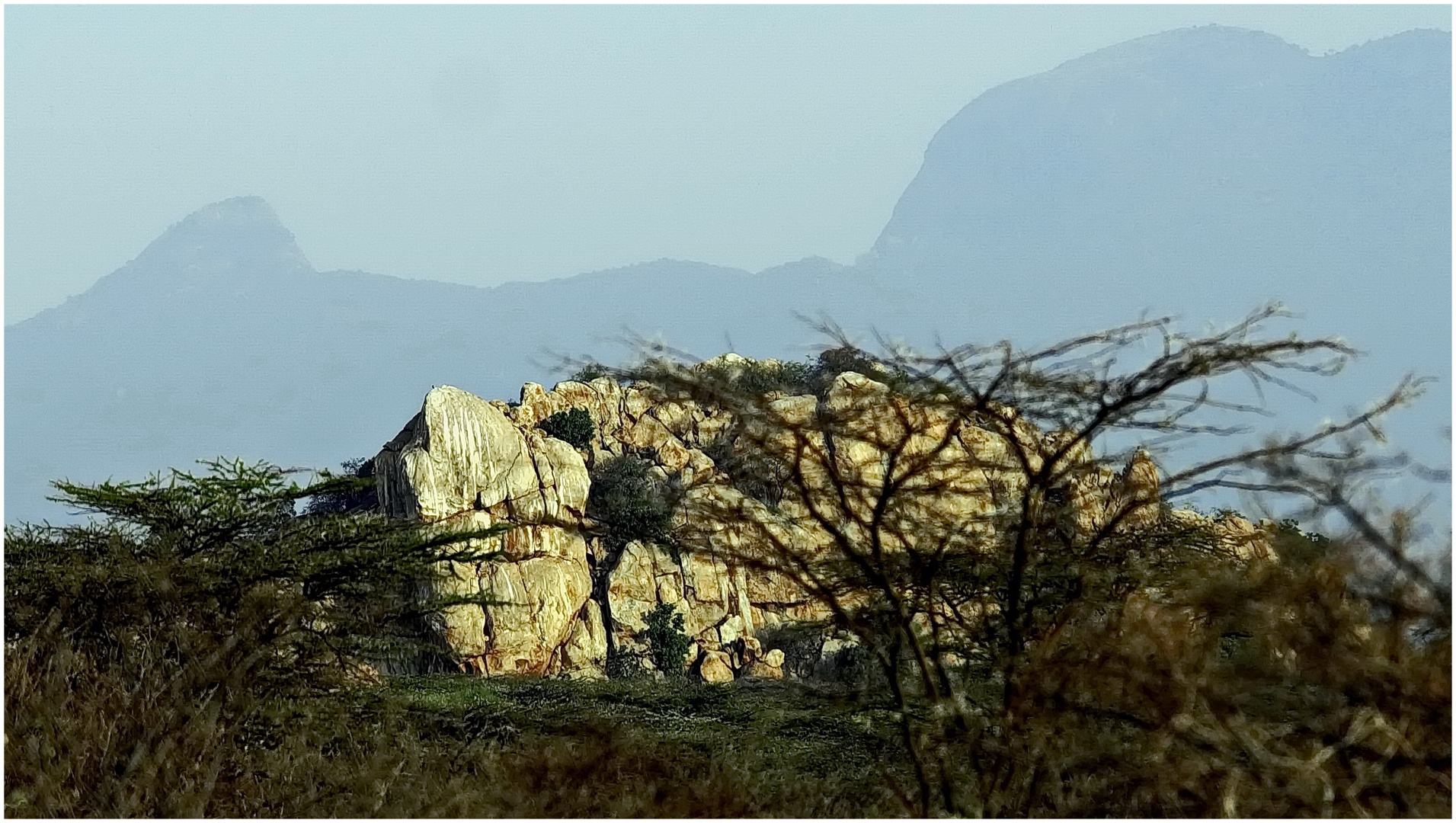 Landschaft Kenia´s im Shaba Reservat