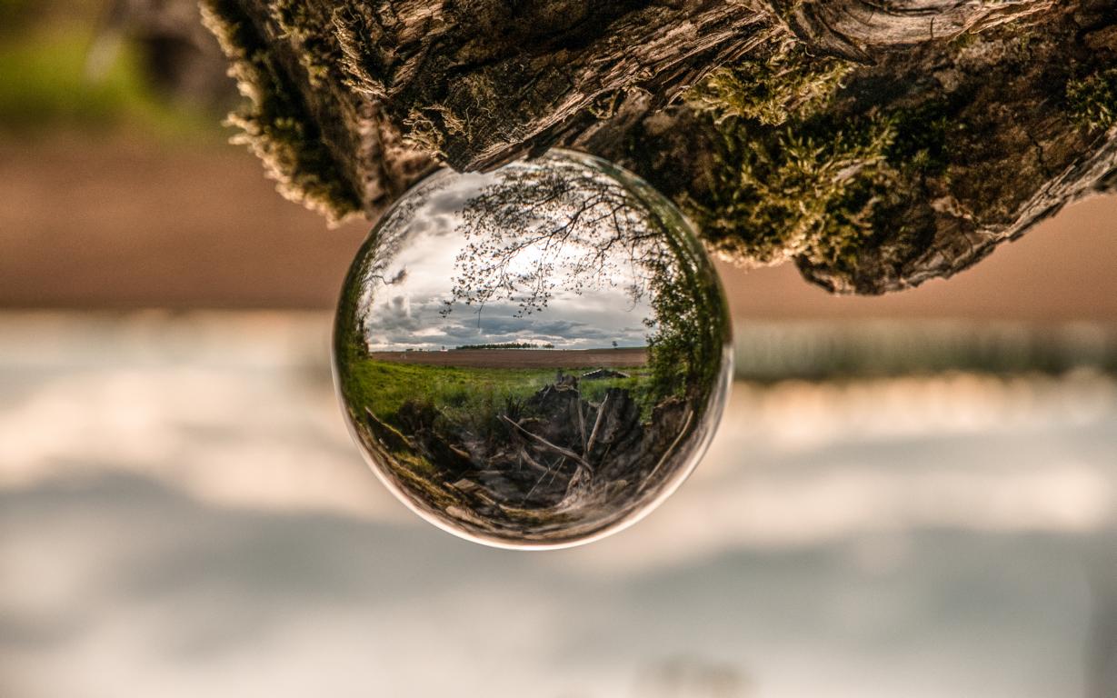 Landschaft Kugel