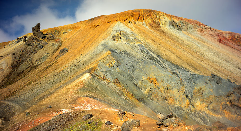 Landschaft Landmannalaugar Island Hochland