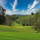 Landschaft mit Burg