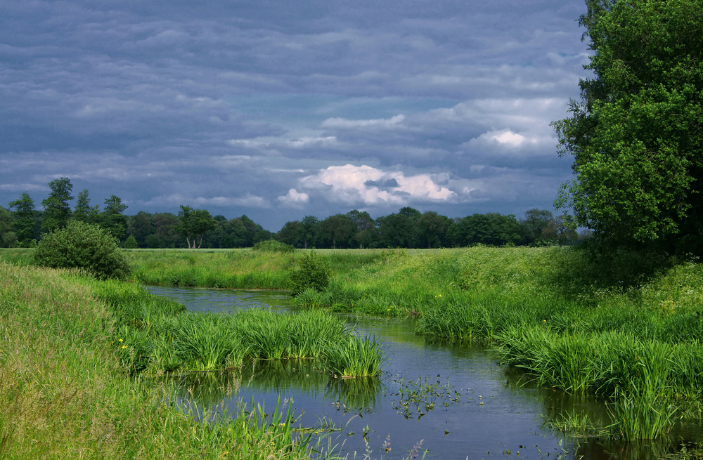 Landschaft mit Fluss