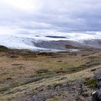 Landschaft mit Gletscher 