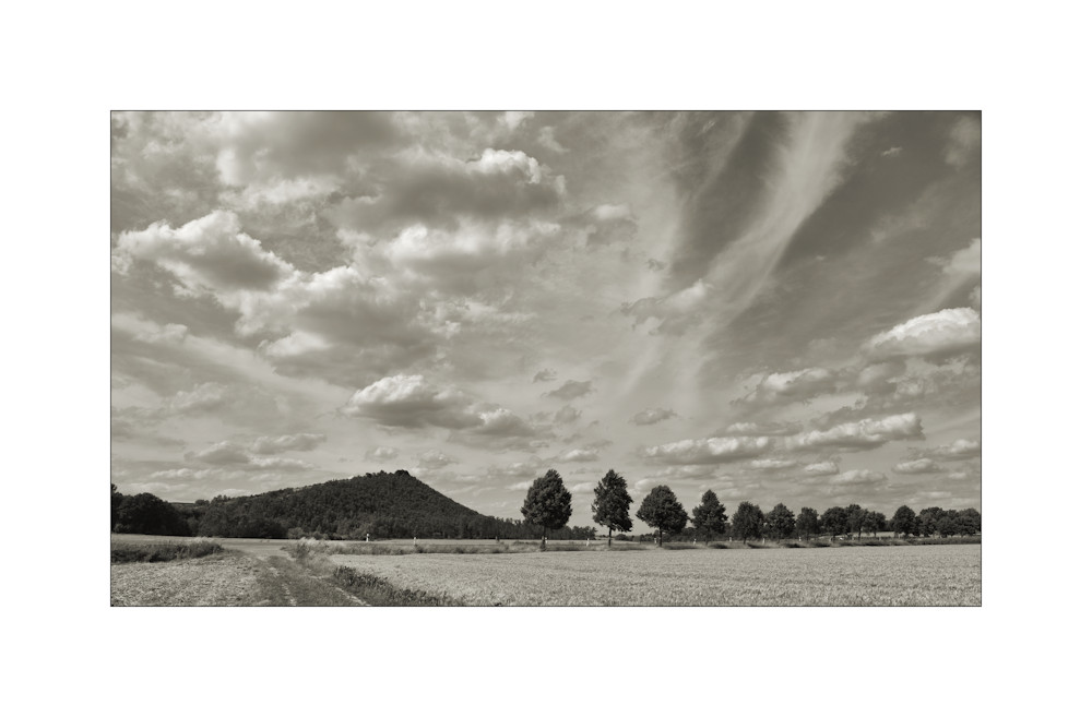 Landschaft mit Halde