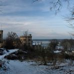 Landschaft mit Havel-Blick und Babelsberger Schloß