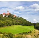 Landschaft mit Leuchtenburg