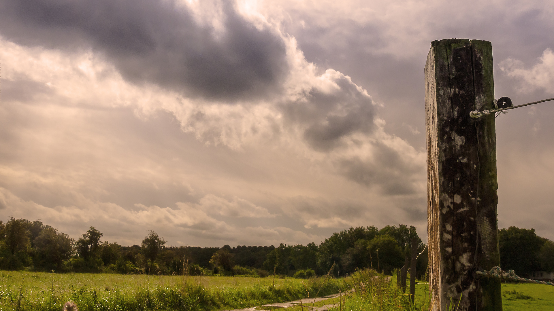 Landschaft mit Pfeiler