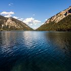 Landschaft mit Plansee, Österreich