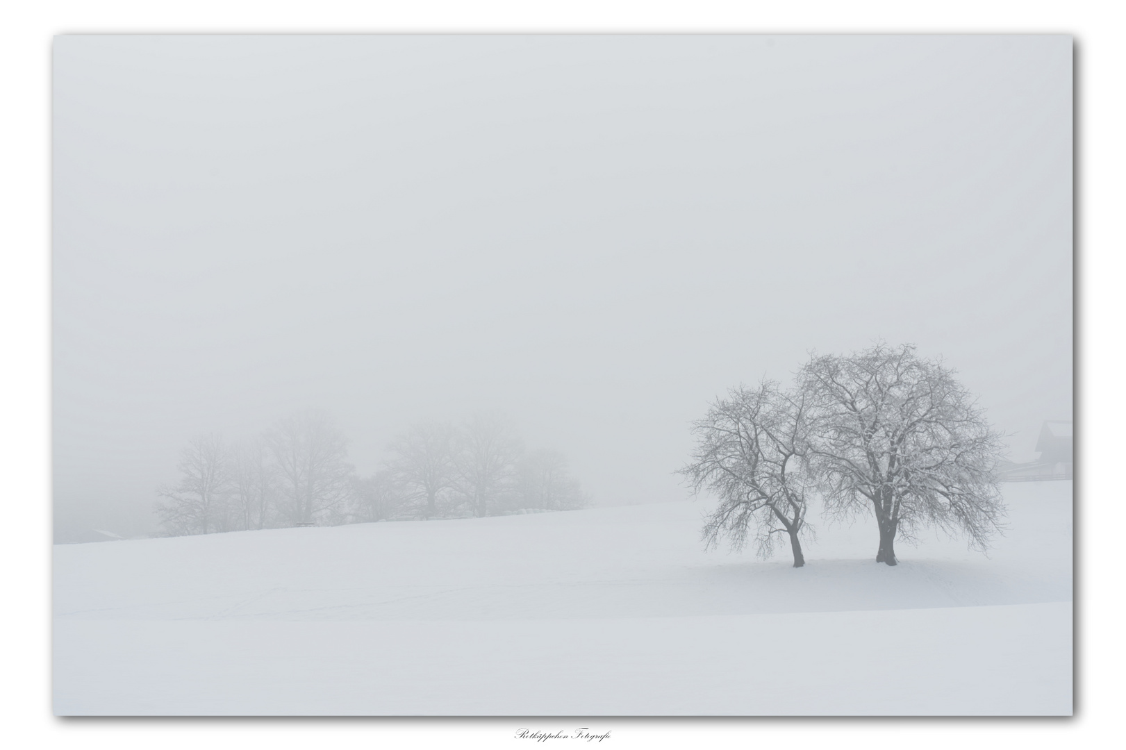 Landschaft mit Schnee I