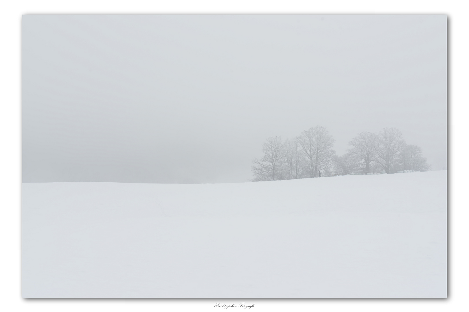 Landschaft mit Schnee III