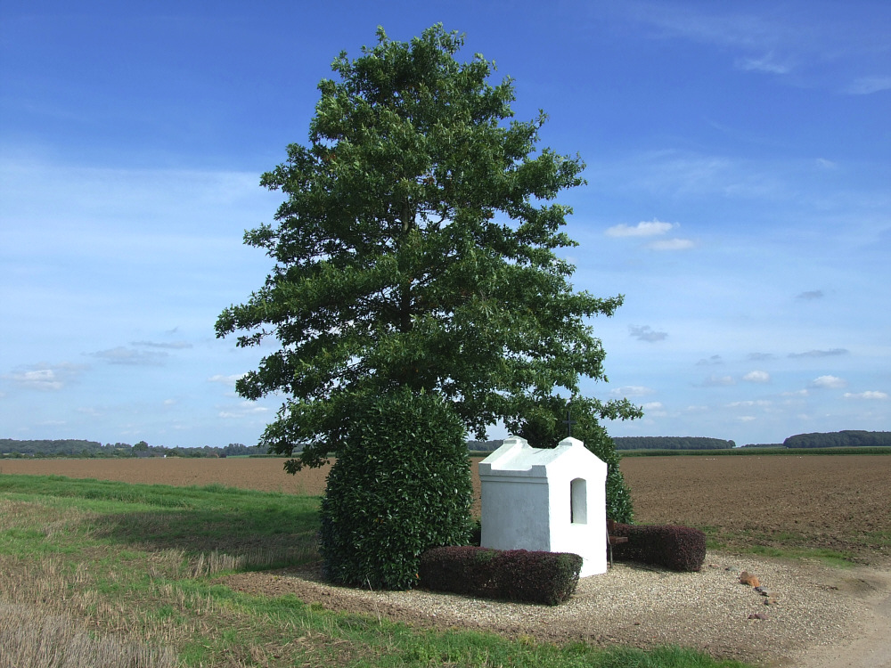 Landschaft mit Wegekapelle