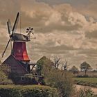 Landschaft mit Windmühle