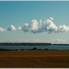 Landschaft mit Wolke