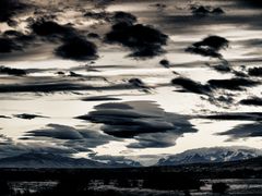 landschaft mit wolken ...