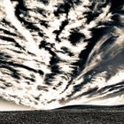 landschaft mit wolken .